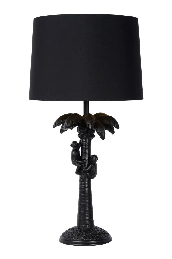 Lucide EXTRAVAGANZA COCONUT - Table lamp - Ø 30,5 cm - 1xE27 - Black - turned off